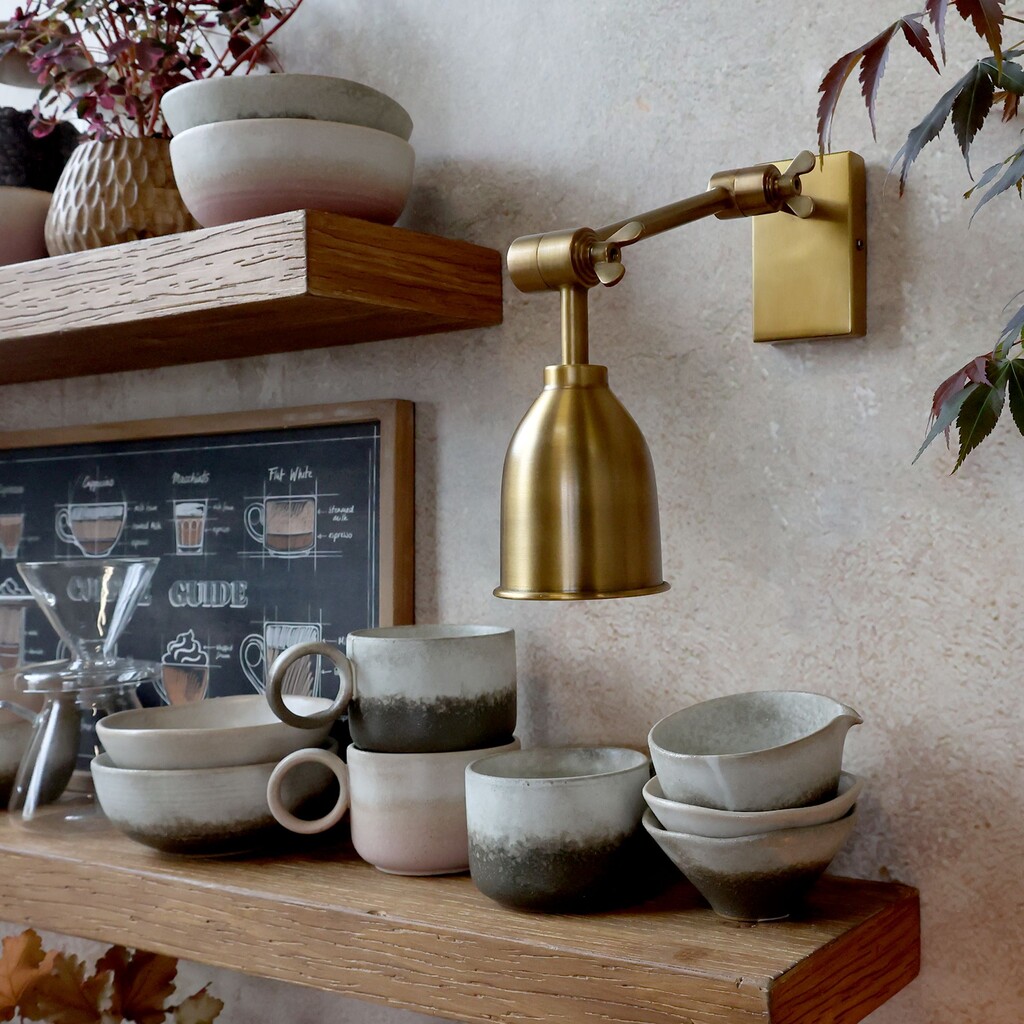 Chic Antique Wandlampe aus Messing online kaufen bei SKANDEKO (Ansicht 2)