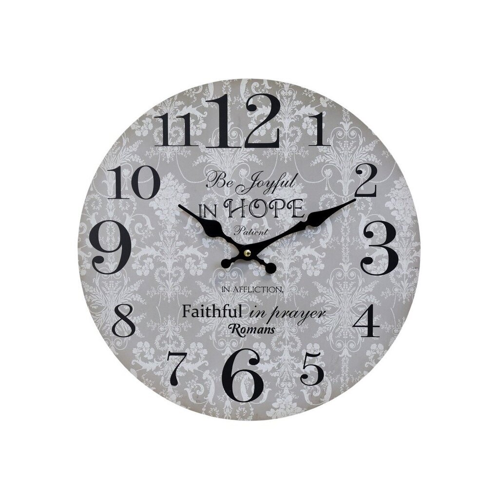 Chic Antique Wanduhr Be Joyful in Hope online kaufen bei SKANDEKO