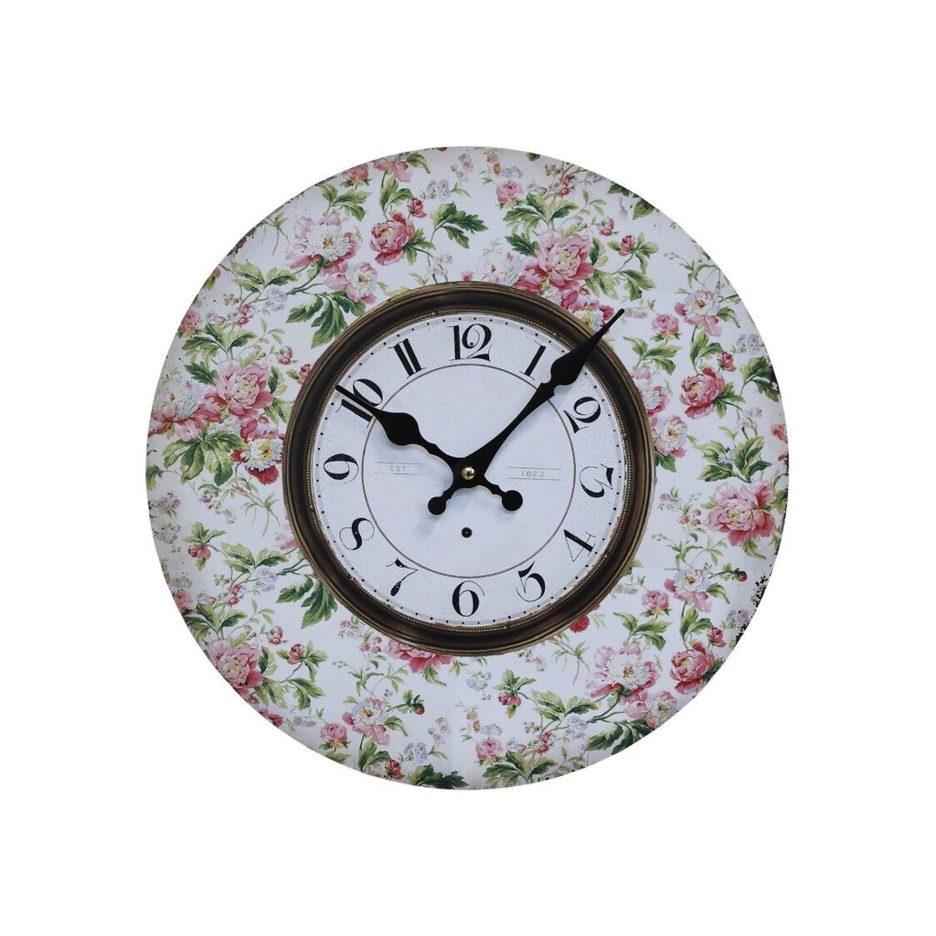 Chic Antique Wanduhr Flower Power online kaufen bei SKANDEKO