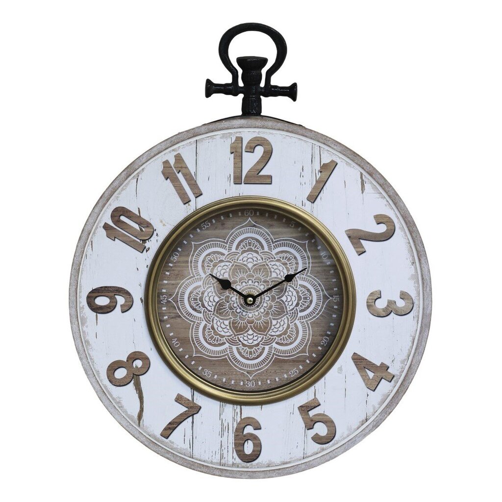 Chic Antique Wanduhr mit floralem Muster online kaufen bei SKANDEKO