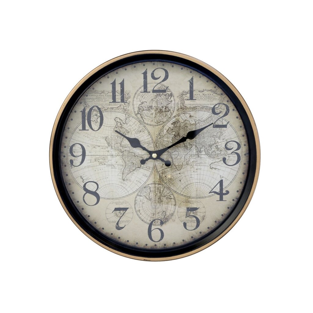 Chic Antique Wanduhr mit Goldrand online kaufen bei SKANDEKO