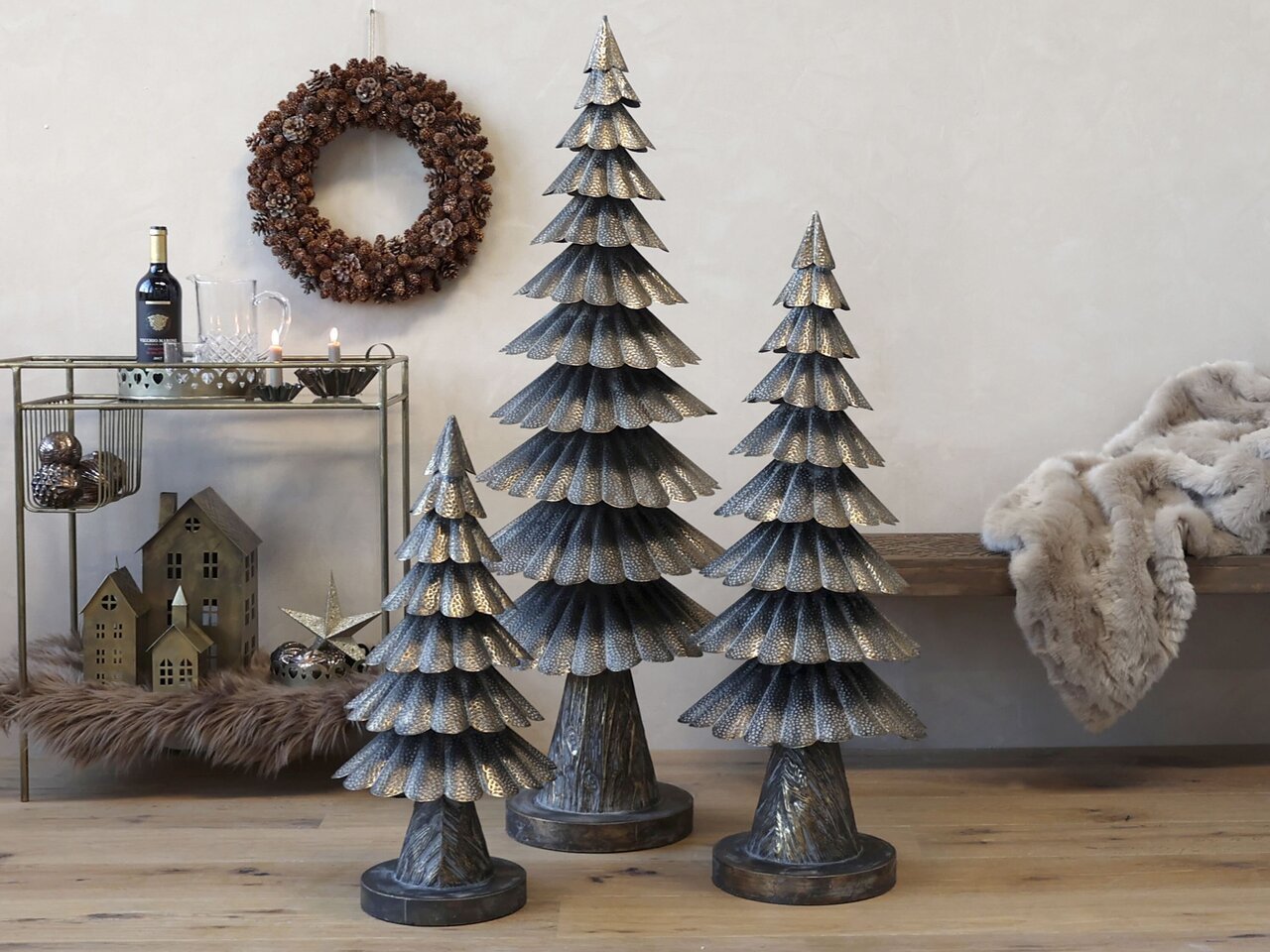Chic Antique Weihnachtsbaum aus Eisen online kaufen bei SKANDEKO (Ansicht 2)