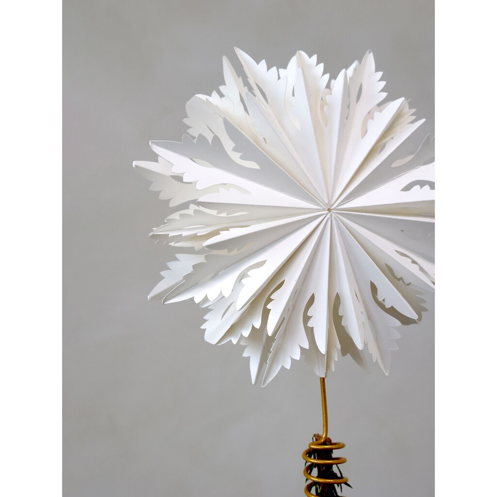 Weihnachtsbaum Spitze Papierstern