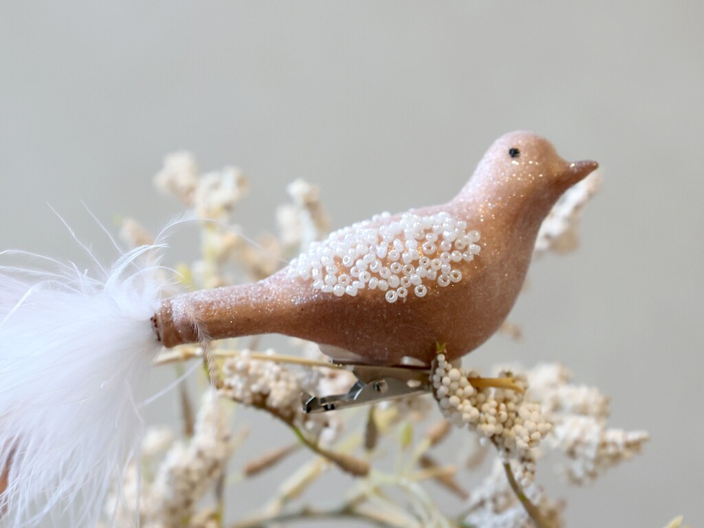 Chic Antique Weihnachtsdeko Vogel aus Glas online kaufen bei SKANDEKO (Ansicht 2)