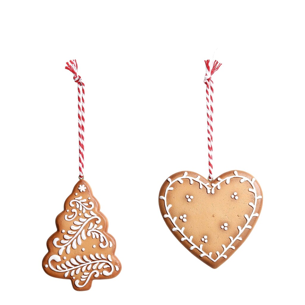 Chic Antique Weihnachtsplätzchen Aufhänger 2er-Set online kaufen bei SKANDEKO
