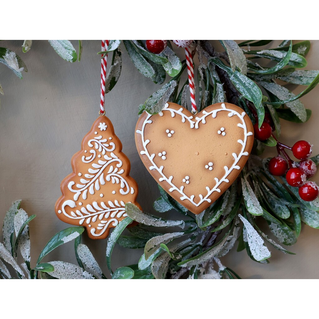 Weihnachtsplätzchen Aufhänger 2er-Set