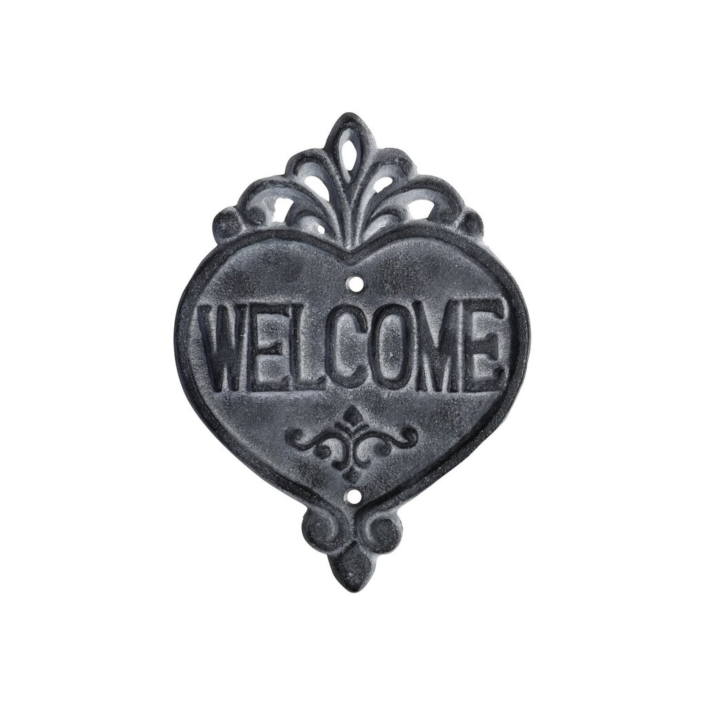 Welcome Schild aus Eisen