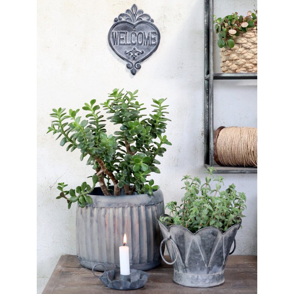 Chic Antique Welcome Schild aus Eisen online kaufen bei SKANDEKO (Ansicht 2)