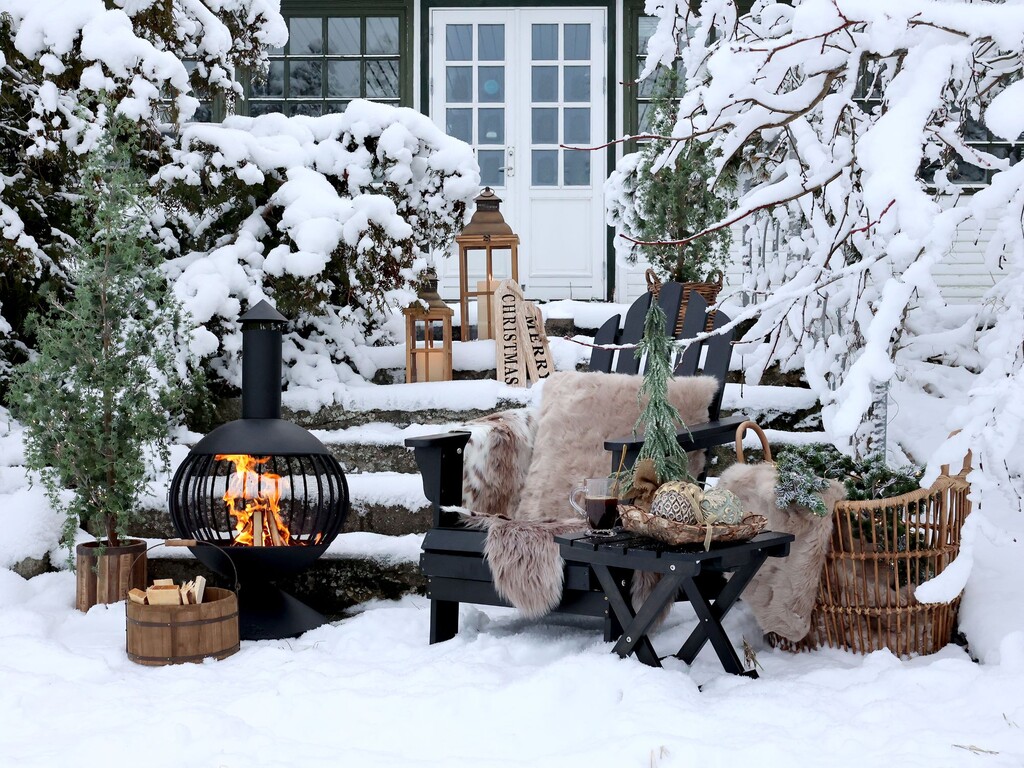 Chic Antique Winterliche Outdoor Laterne im 2er-Set online kaufen bei SKANDEKO (Ansicht 2)
