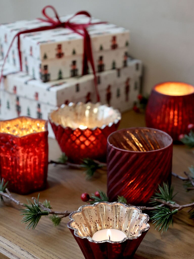 Chic Antique Windlicht Antique Cherry in Kelchform online kaufen bei SKANDEKO (Ansicht 2)
