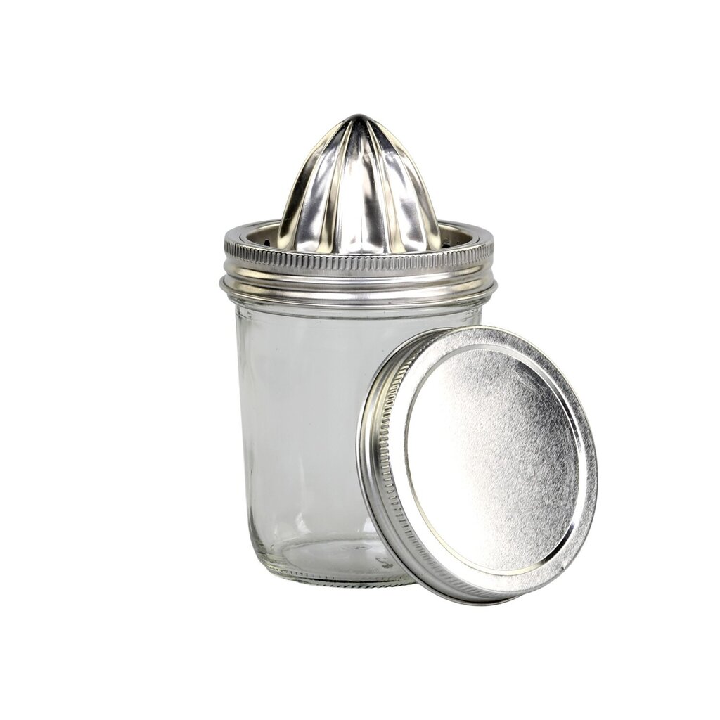 Zitronenpresse aus Glas mit Metallaufsatz | Chic Antique