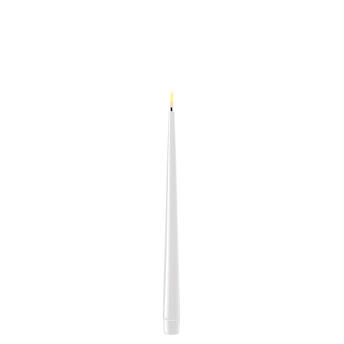 LED Stabkerze mit Lack Real Flame 2er Set