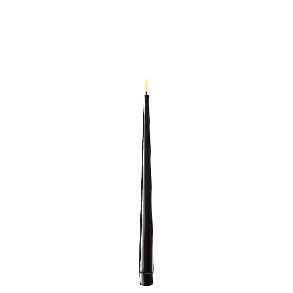 LED Stabkerze mit Lack Real Flame 2er Set