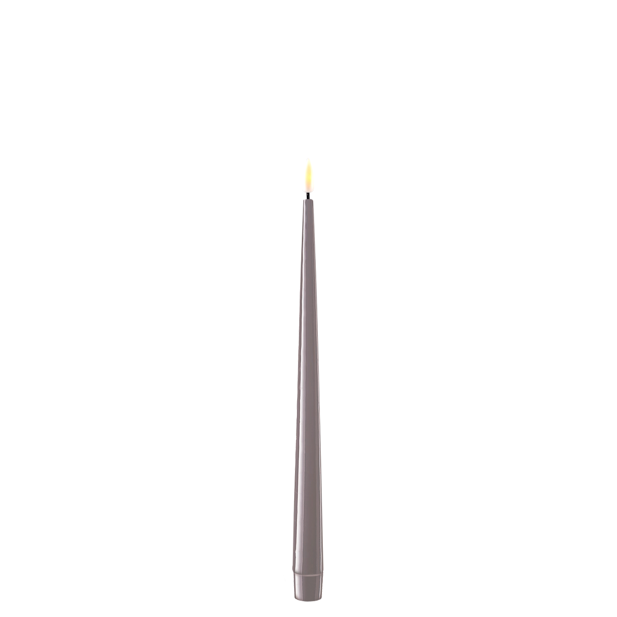 LED Stabkerze mit Lack Real Flame 2er Set