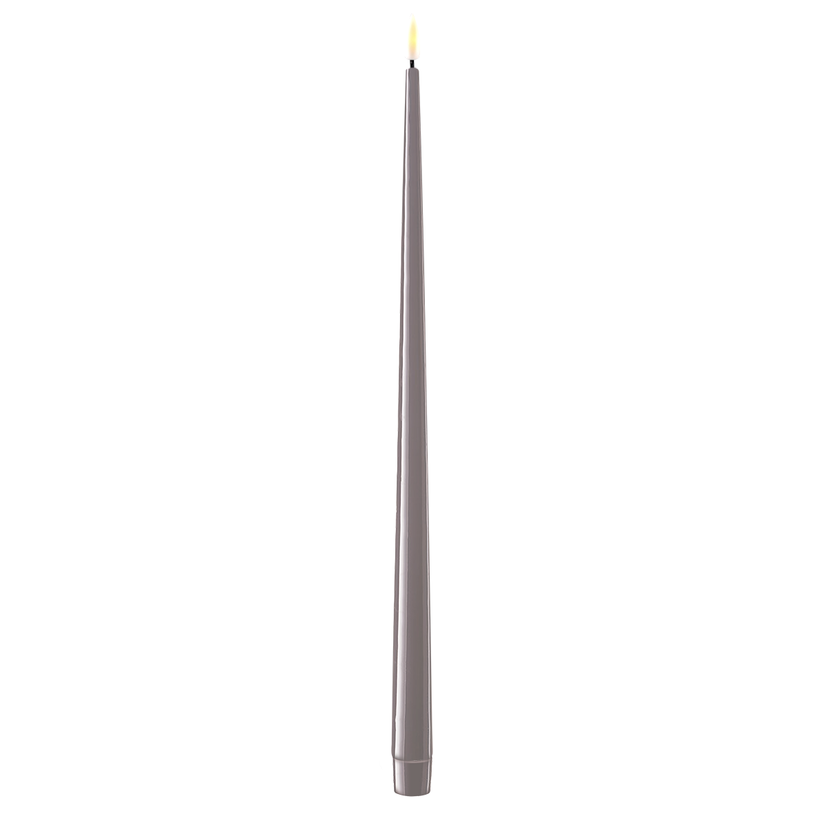 LED Stabkerze mit Lack Real Flame 2er Set