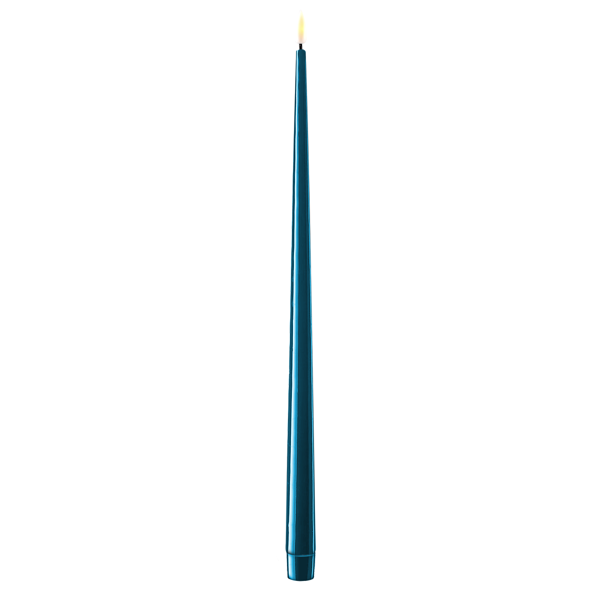LED Stabkerze mit Lack Real Flame 2er Set