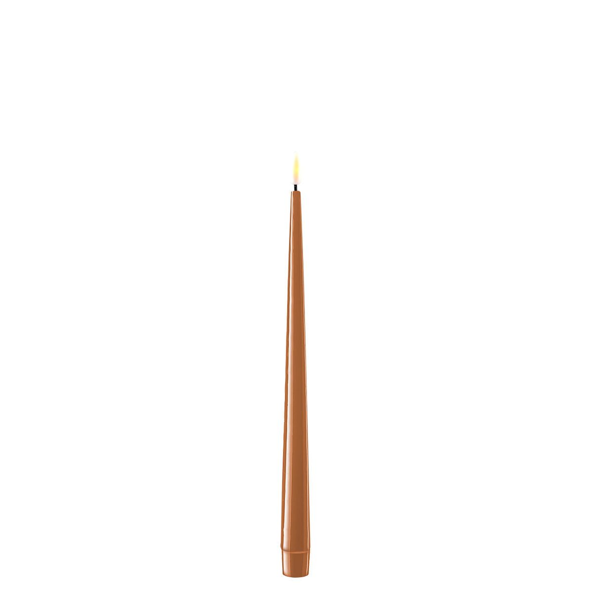 LED Stabkerze mit Lack Real Flame 2er Set