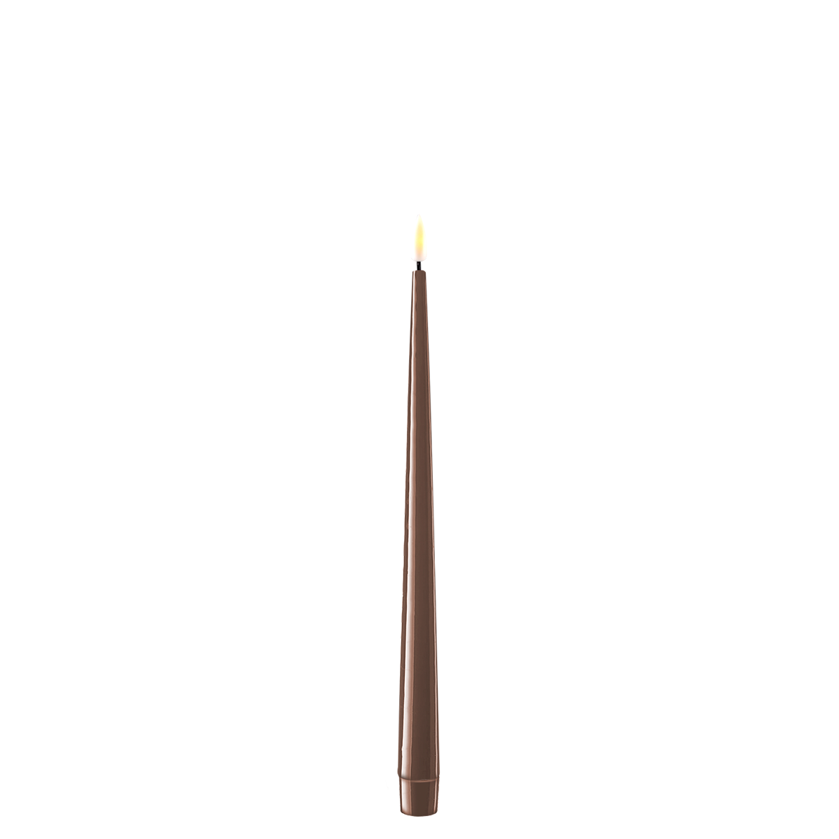 LED Stabkerze mit Lack Real Flame 2er Set