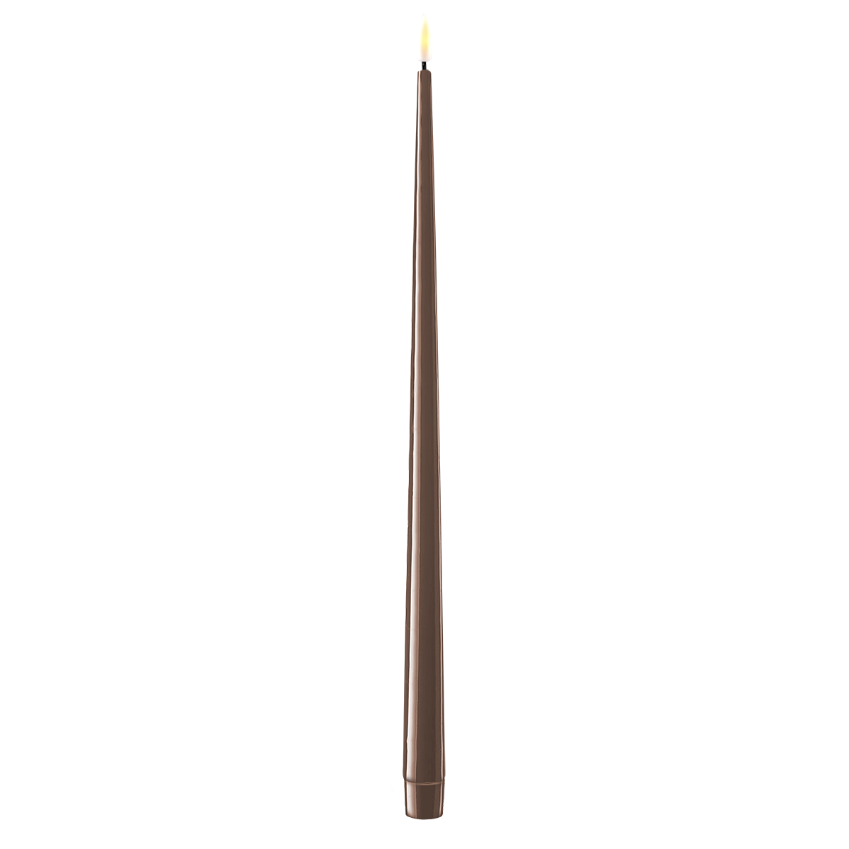 LED Stabkerze mit Lack Real Flame 2er Set