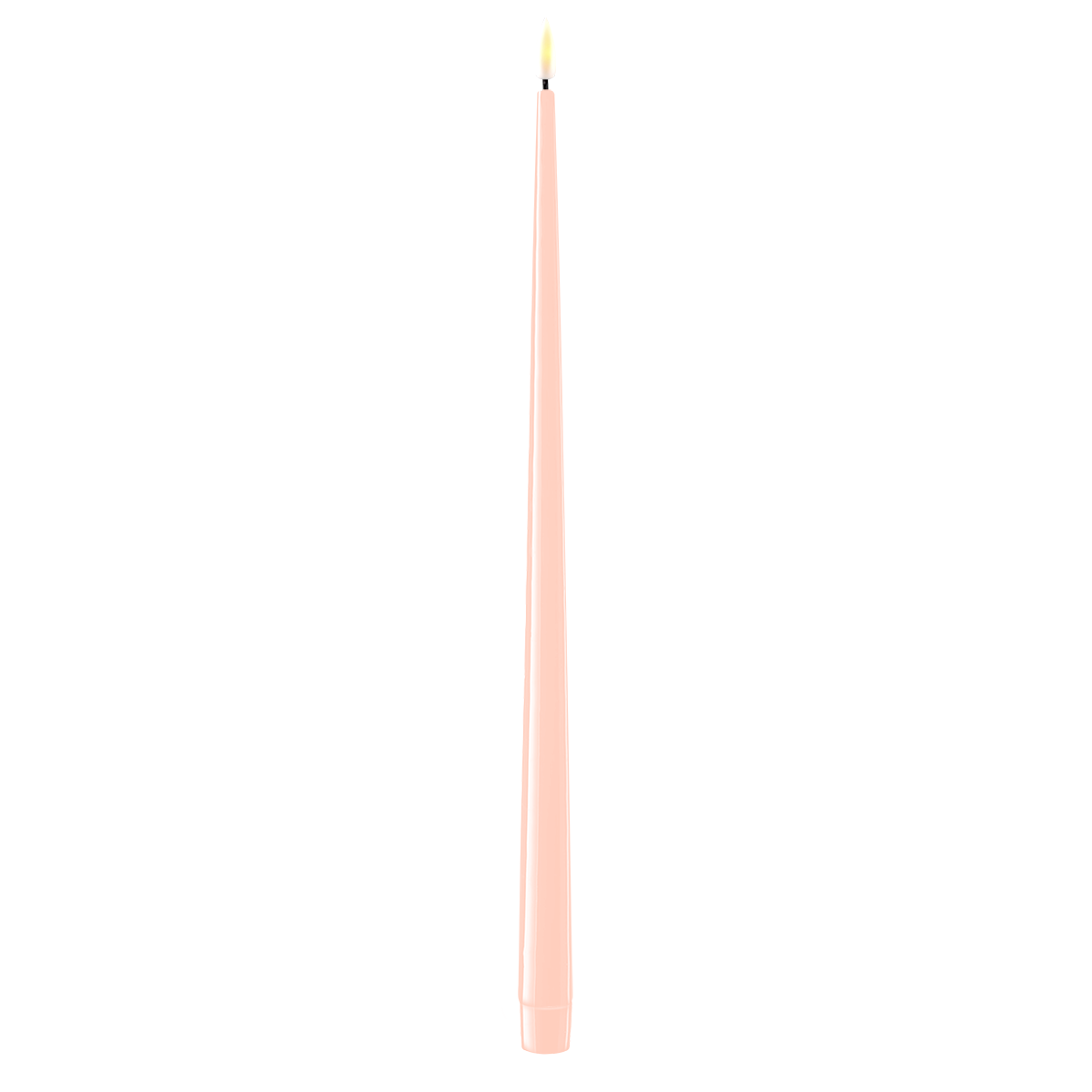 LED Stabkerze mit Lack Real Flame 2er Set