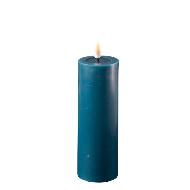 LED Stumpenkerze Real Flame petroleum