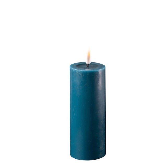 LED Stumpenkerze Real Flame petroleum