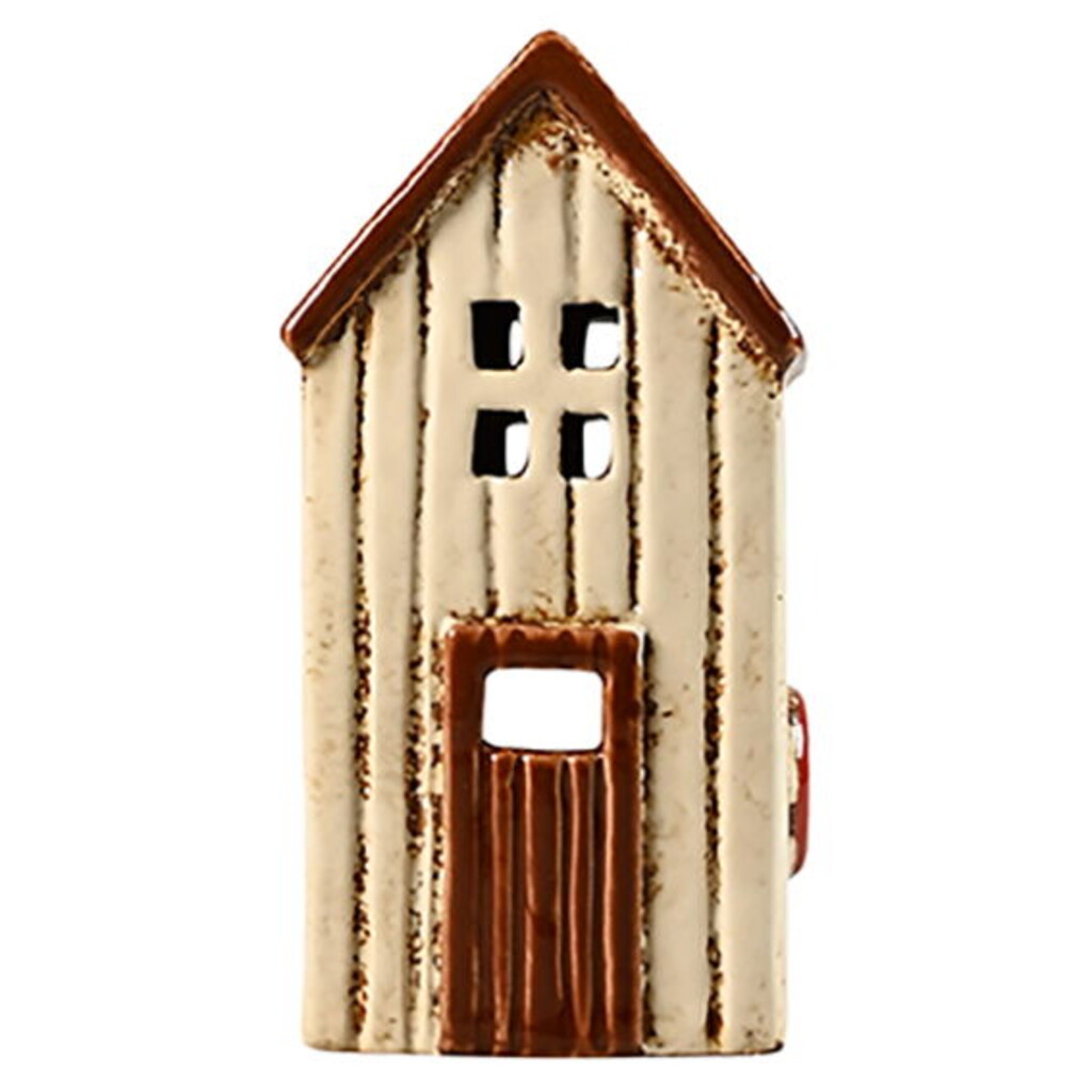 Det Gamle Apotek Lichthaus Keramikhaus Strandhütte beige online kaufen bei SKANDEKO