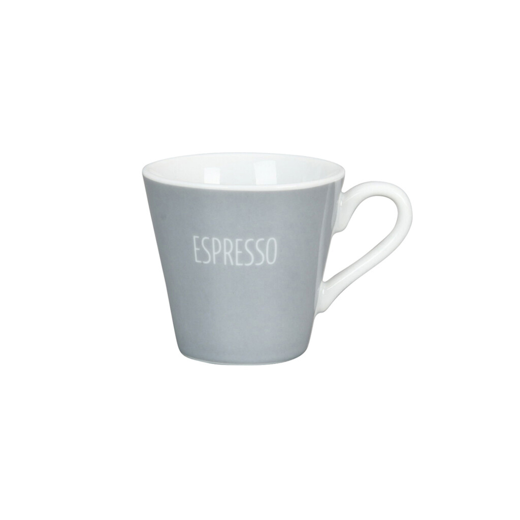 Espresso Tasse mit Espresso Aufschrift