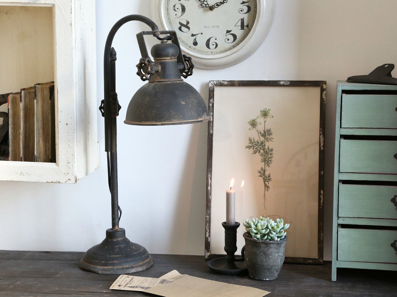Chic Antique Factory Tischlampe Schreibtischlampe online kaufen bei SKANDEKO (Ansicht 2)