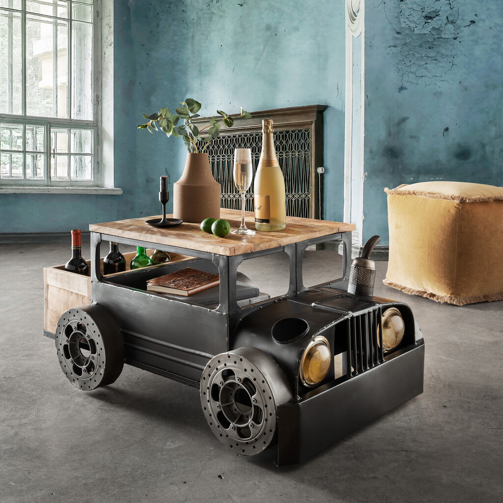 Faktorei Couchtisch Truck in Metall Vintage online kaufen bei SKANDEKO