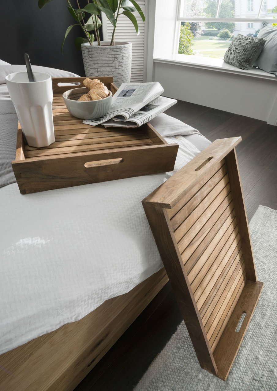 Faktorei Teakholz Tablett-Set 2-tlg online kaufen bei SKANDEKO