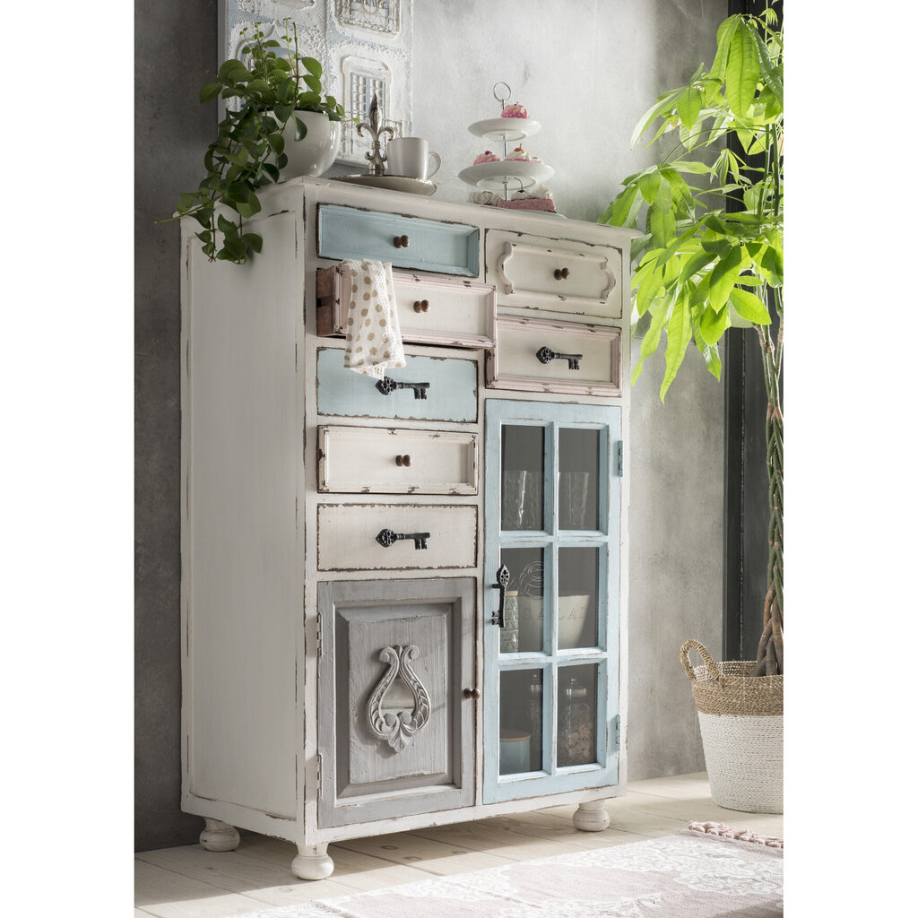 Faktorei Unikat-Hochkommode Romantik Vintage online kaufen bei SKANDEKO