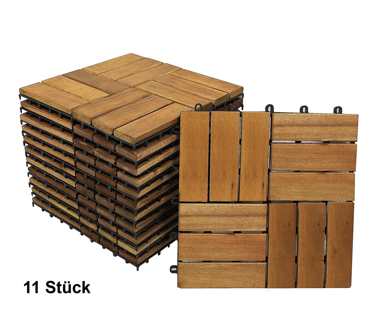 Garden Pleasure Holzfliesen Bodenfliesen Akazie online kaufen bei SKANDEKO (Ansicht 2)