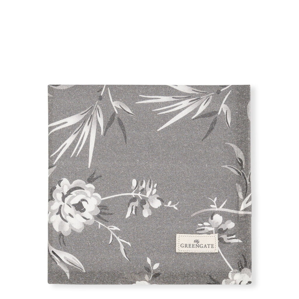 GreenGate Aslaug Stoffserviette dark grey online kaufen bei SKANDEKO