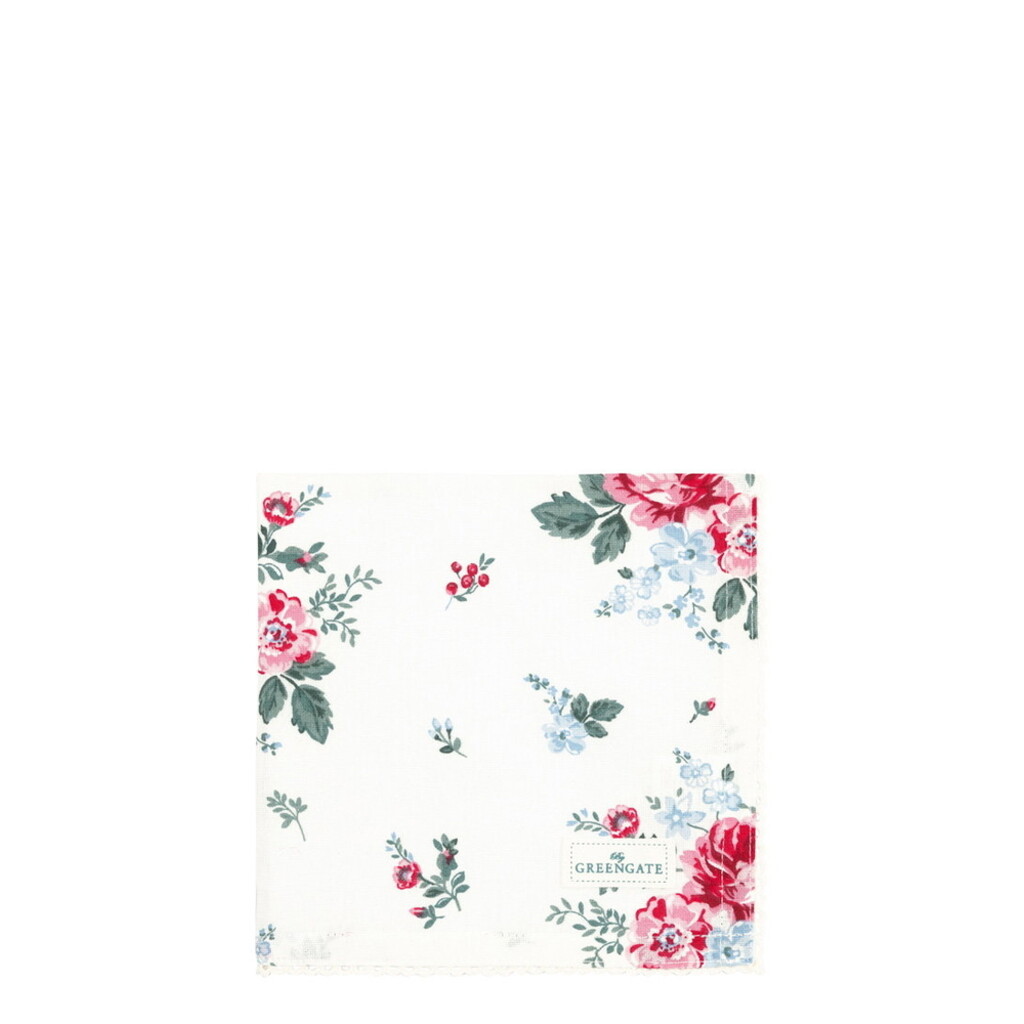 GreenGate Stoffserviette Erica White mit Spitze online kaufen bei SKANDEKO