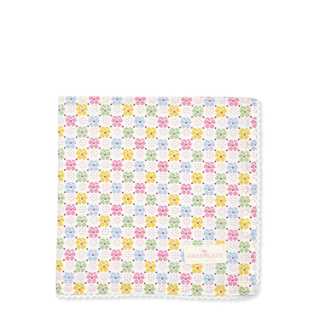 GreenGate Stoffserviette mit Spitze Edie White online kaufen bei SKANDEKO
