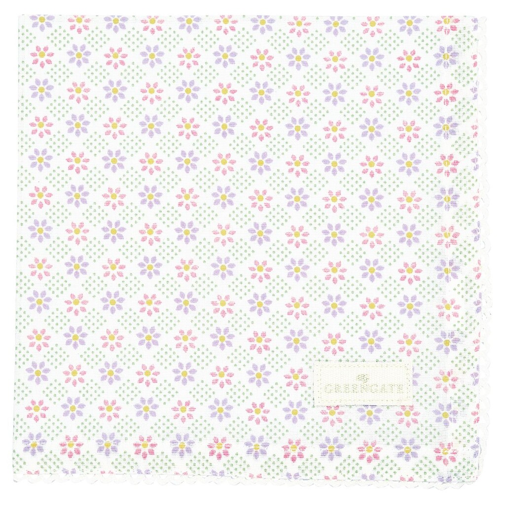 GreenGate Stoffserviette mit Spitze Sybille White online kaufen bei SKANDEKO