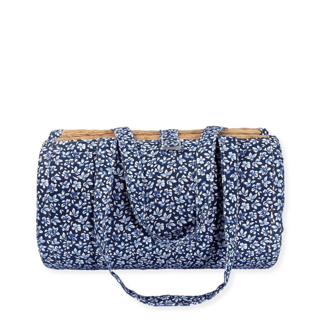 GreenGate Strandmatte Dahla blau Weide mit Baumwolle online kaufen bei SKANDEKO