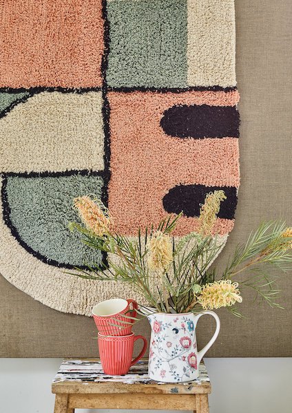 GreenGate Teppich Grafik aus Baumwolle online kaufen bei SKANDEKO (Ansicht 2)