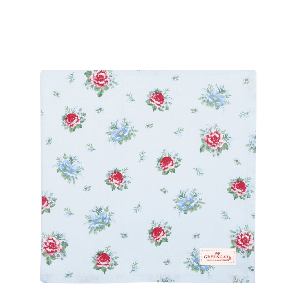 GreenGate Tischdecke Alivia Hellblau 150x150 cm online kaufen bei SKANDEKO