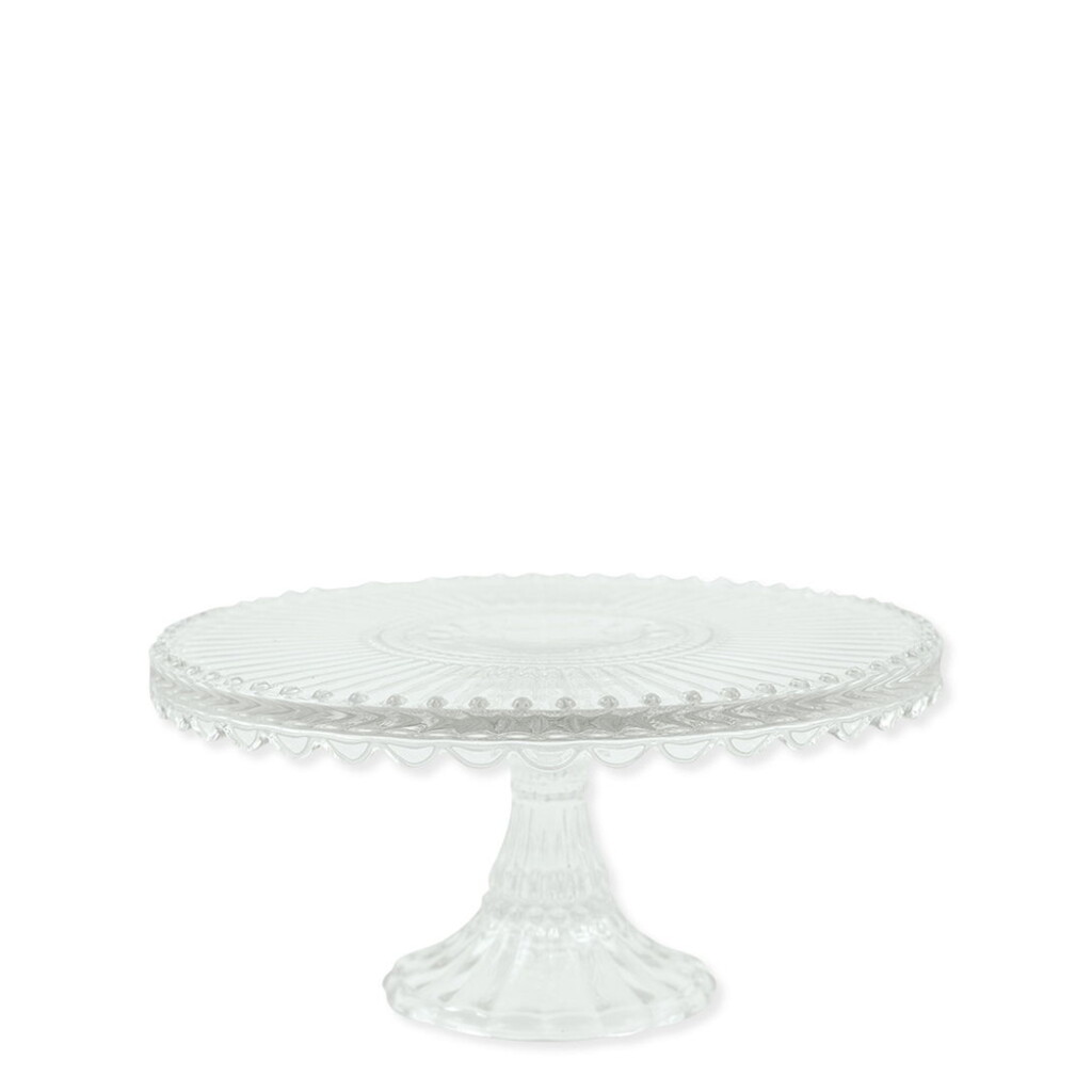 Tortenplatte Kuchenplatte aus Glas Alice