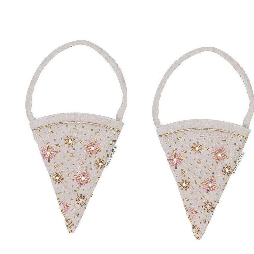 GreenGate Weihnachtsschmuck Spitztüten mit Perlenstickerei 2er-Set online kaufen bei SKANDEKO