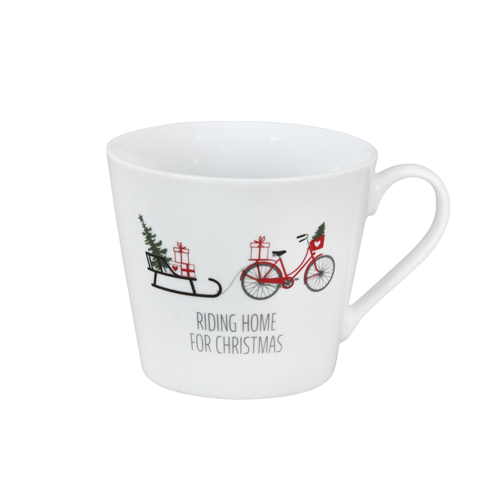 Krasilnikoff Happy Cup Tasse, Bike mit Schlitten online kaufen bei SKANDEKO
