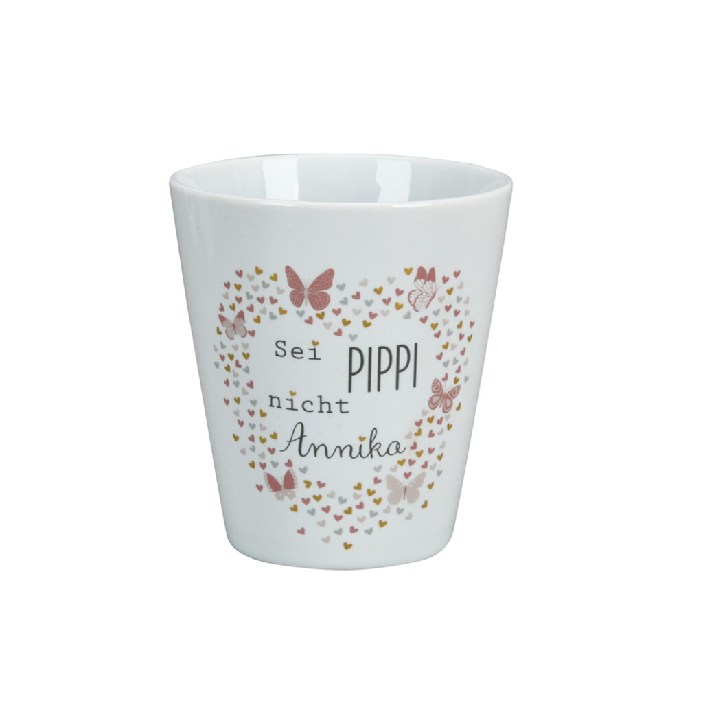 Krasilnikoff Happy Mug Becher Sei Pippi, nicht Annika online kaufen bei SKANDEKO