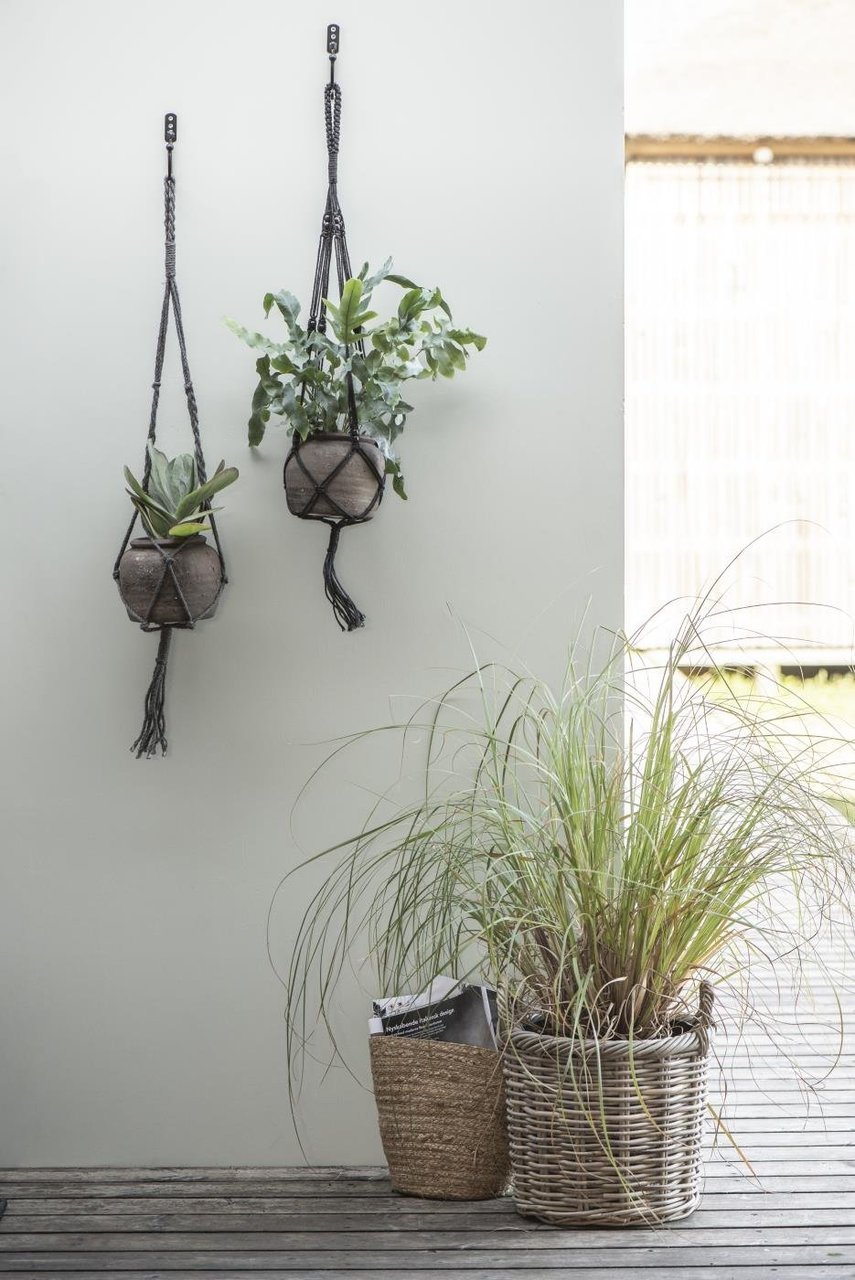IB Laursen Hänger für Blumentopf grau Jute online kaufen bei SKANDEKO (Ansicht 2)