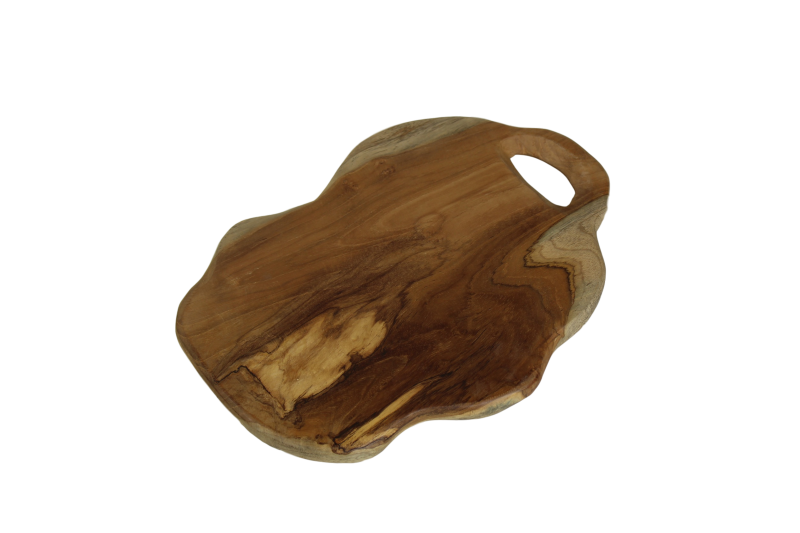 Holztablett Teakholz natur