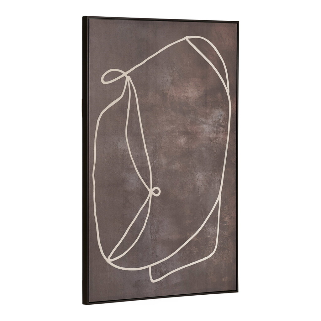 House Nordic Canvas Wandbild Apia Dunkelbraun 80x120 cm online kaufen bei SKANDEKO