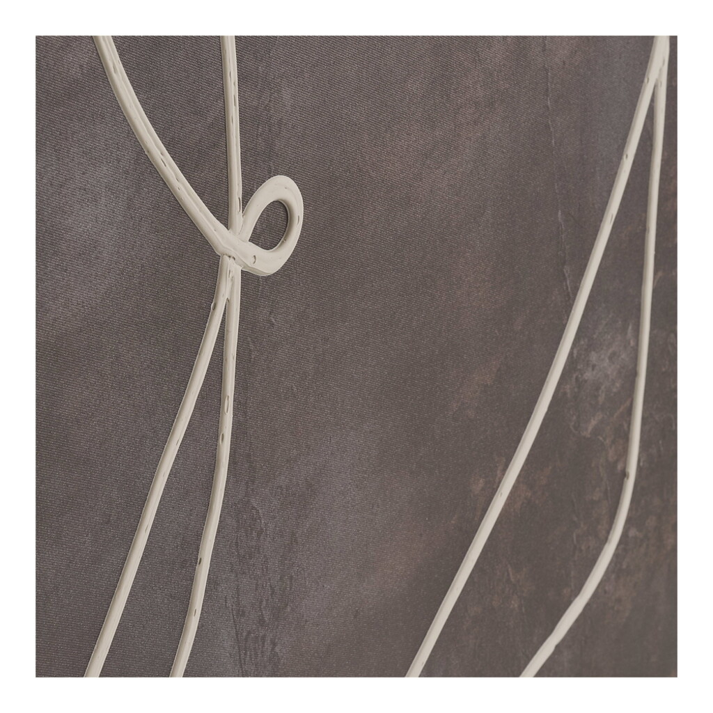 Canvas Wandbild Apia Dunkelbraun 80x120 cm