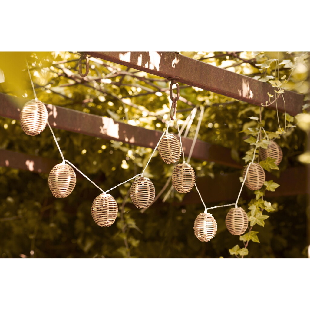House Nordic Carlisle LED Lichterkette - Natur/Schwarz