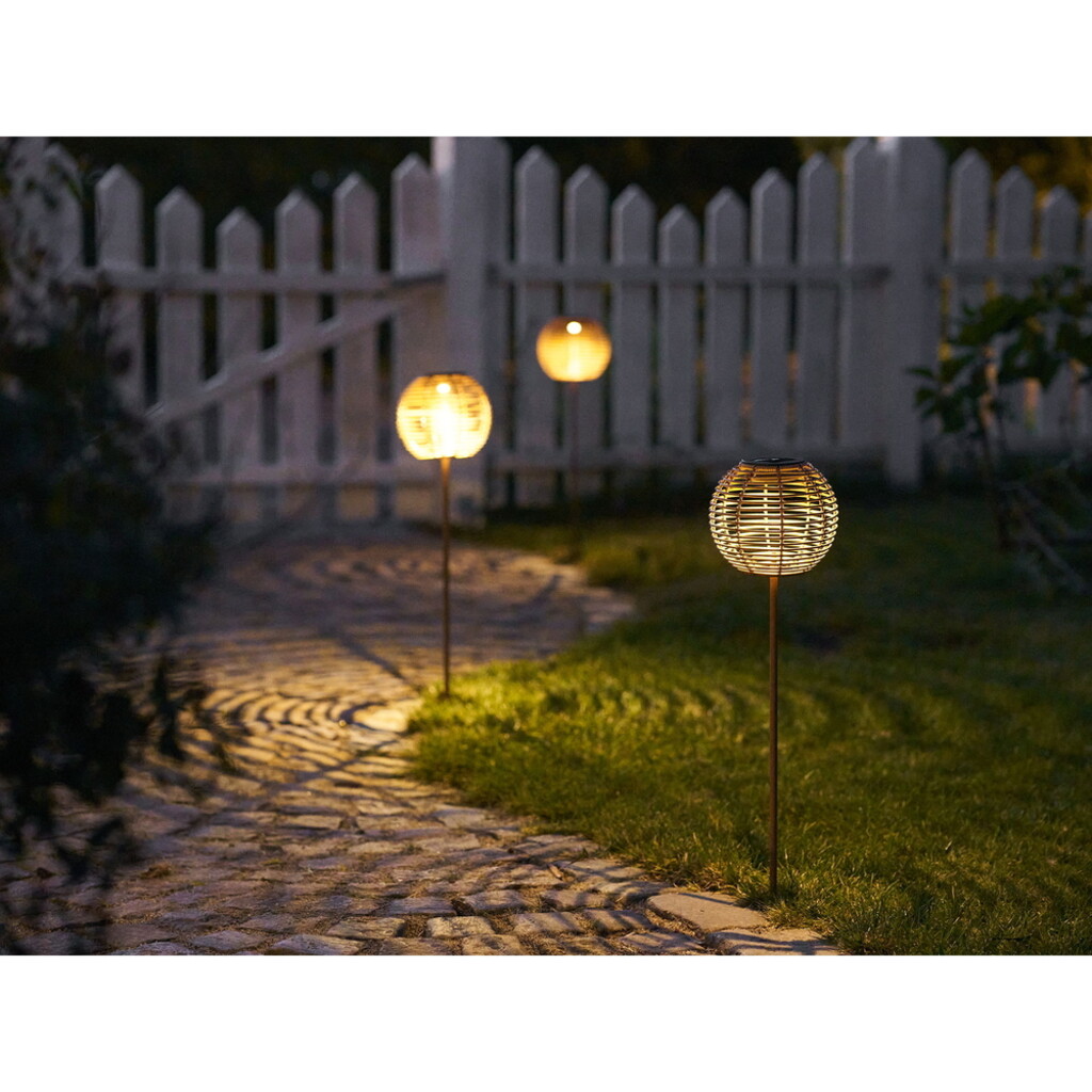 House Nordic Carlisle Solarlampe, Natur